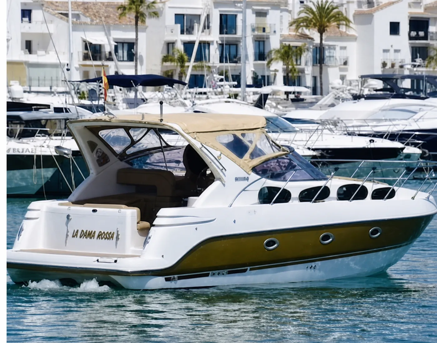 Sessa C35 — 11 mts charter yacht available in Marbella