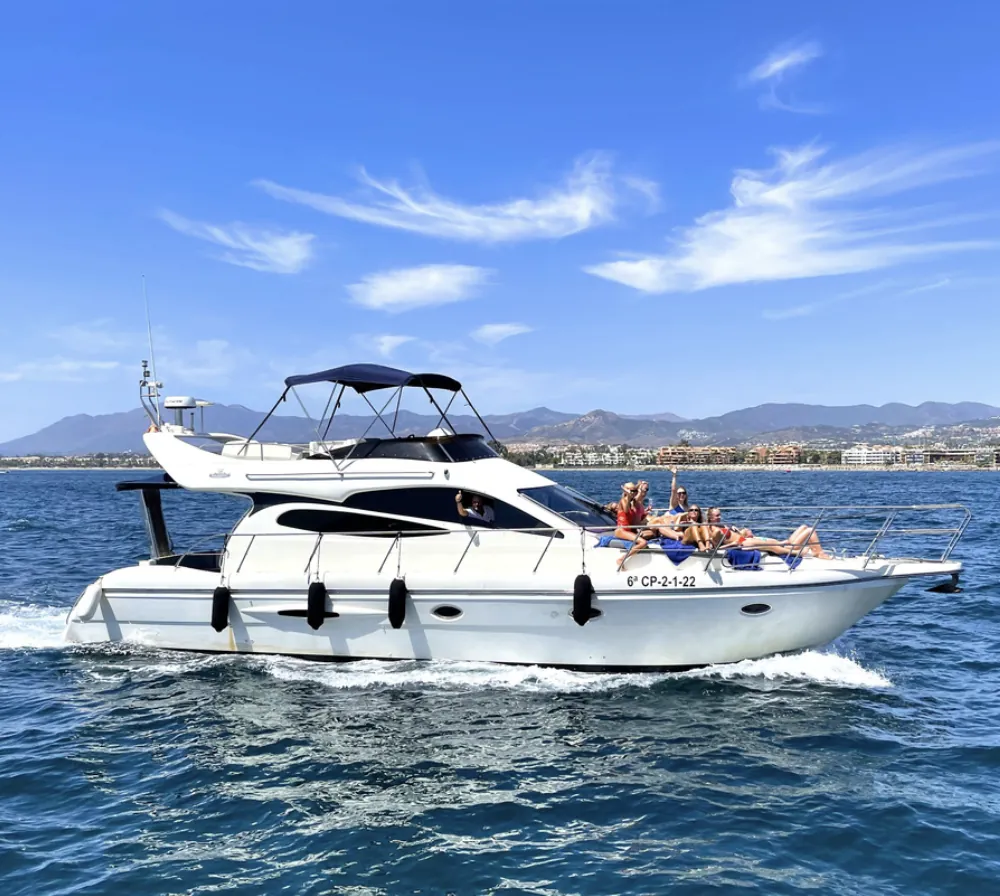 Majestic 46 — 13 mts charter yacht available in Marbella