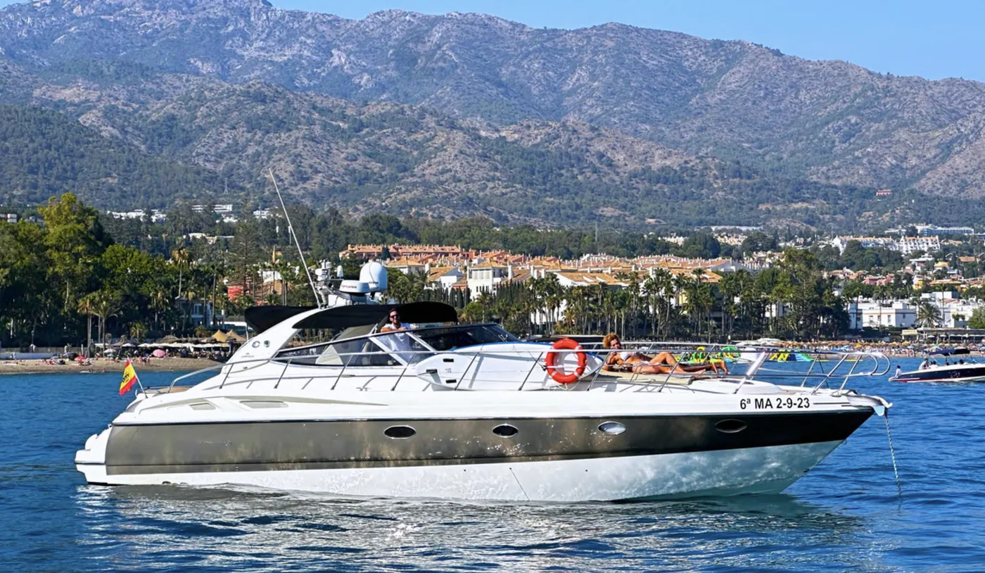 Cranchi 50 — 16 mts charter yacht available in Marbella