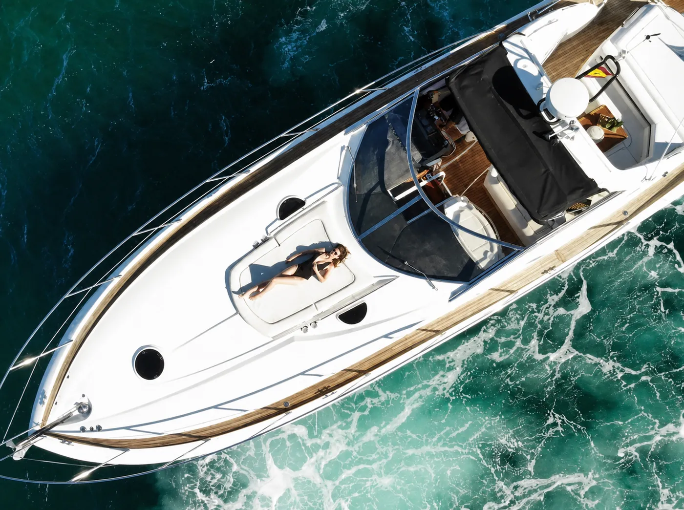 Sunseeker 50 — 16 mts charter yacht available in Marbella
