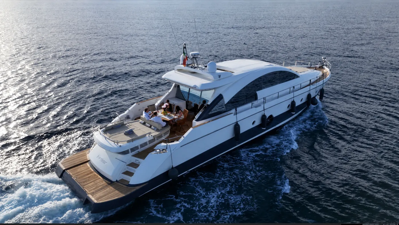 Aicon 72 — 22 mts charter yacht available in Marbella